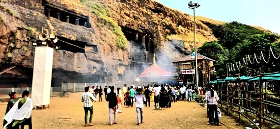 Karla cave sightseeing cab