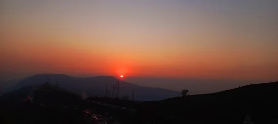 Sunset Point by car